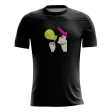 Camisa Casual 100% Algodão Masculina Para Tenista Estampada