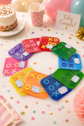Tateti Souvenir 3d Para Cumpleaños Con Bolsita Y Sticker X10