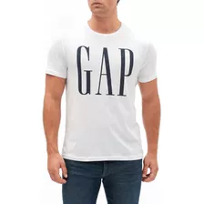 Gap Playera Con Logo Para Hombre, Blanco V2 Global, Xx-larg