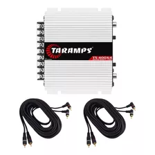 Taramps Ts 400x4 Amplificador Digital 400w 2 Cabo Rca Brinde