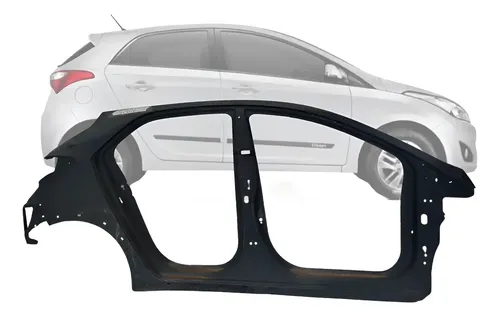 Lateral Lado Direito Hyundai Hb20X 2013/2019 SM06 - Hyundai - Nº peça 711221S200