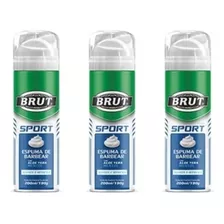 Brut Men Espuma De Barbear Sport 200ml (3und)