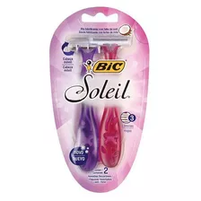 Afeitadora Bic Soleil Lila/rosa 2 Unidades