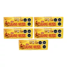 5 Chocolates De Leche Con Almendras Sahne Nuss Nestle 160 G