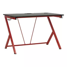 Sd Studio Designs Mesa De Juego Quest, Color Negro, Rojo