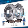 Front Drilled Rotors + Brake Pads For Ford Escape Mazda  Ddh