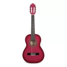 Guitarra Clasica Valencia Vc102 Niño 1/2 Pink