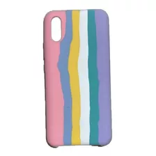 Capinha Aveludada Para Xiaomi Varios Modelos Arco Iris Candy