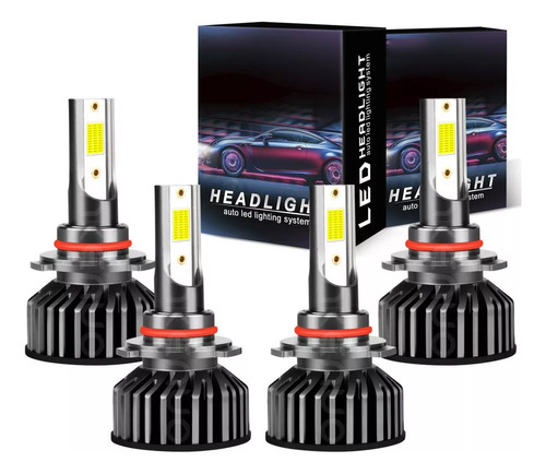 Para Nissan Kit De Luces Led 8000lm Luz Alta+baja+niebla