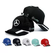 Kit 2 Bonés Lewis Hamilton Amg F1 Mercedes Benz Formula 1