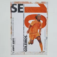 Cartão Postal Futebol Jogador Espn Ronaldinho R10 Barcelona