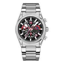 Casual Reloj Original Deportivo Militar 0339g Acero Inoxidab