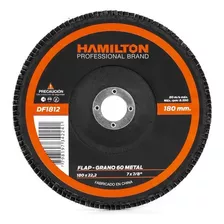 Disco Abrasivo Flap Zirconio 180mm Grano 120 - Hamilton Df1812