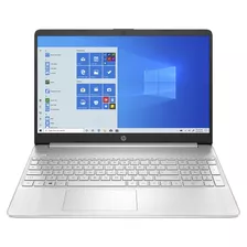 Notebook Hp 15-dy1024wm Plata 15.6 , Intel Core I3 1005g1 4gb De Ram 128gb Ssd, Intel Uhd Graphics 1366x768px Windows 10 Home