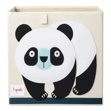 Cesto Organizador Quadrado - Panda - 3 Sprouts
