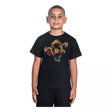 Camiseta Basica Infantil E Juvenil Anime Pirata Luffy