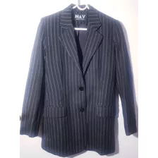 Blazer Largo Saco De Vestir 