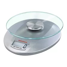 Balanza De Cocina Digital Soehnle Roma Hasta 5 Kg. Alemana Capacidad Máxima 5 Kg Color Plateado