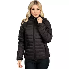 Bobojaco Feminino Impermeável Forrado Moda Inverno Casaco