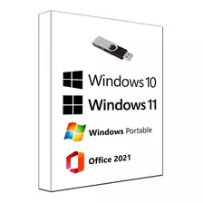 Windows 10 11 Pendrive Formatação Ativado Pc Office