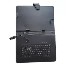 Funda Con Teclado Usb Para Tablet 10`` Ajustable