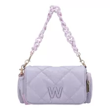 Bolsa Cross Body Para Mujer Westies Morado Hbdashuriwe