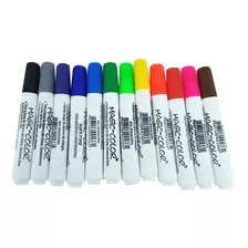 Marcador Magic Color Base Água 12 Cores - 560-m