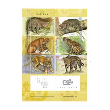 Felinos Salvajes - Serie Mint Completa - Hojita Block Nº 101