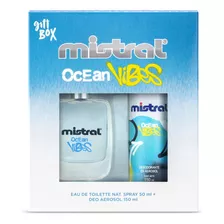 Set Mistral Ocean Vibes Edt 50 Ml + Deo 150 Ml