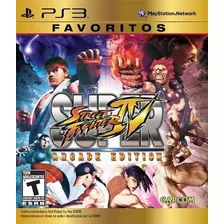 Jogo Super Street Fighter Iv Arcade Edition Ps3 Mídia Física