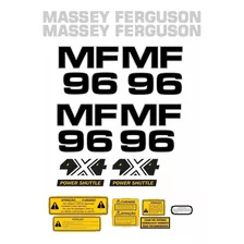 Adesivos Trator Massey Ferguson Mf96 Mf 96 4x4 Ca-00454 Mq Cor