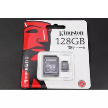 Tarjeta Microsd De 128gb (clase 10 Uhs-i 45mb/s) Con Adaptad