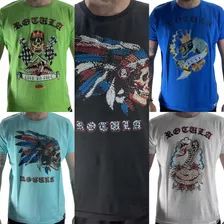 Pack X5 Remeras De Hombre Algodón Brillos S Al 3xl 