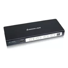 Iogear - Interruptor De Audio Y Vídeo Hdmi De 4 Puertos Con