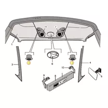 Luminaria Dicroica Do Teto Original Volare W9, Dw9 2013/2014