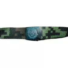 Cinturon Tactico Militar Ejercito Sedena Verde Pixelado