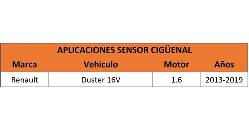 Sensor Cigeal Renault Duster Foto 5