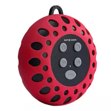 Spider Impermeable Altavoz Bluetooth Bt803, Rojo), M-btsp-r8