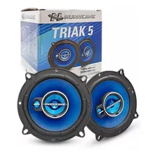 Par Alto Falante Porta Hurricane Triak 5 Pol 100 Rms 4ohms Cor Preto/azul