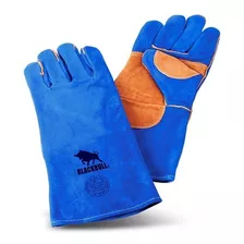 Guante Soldador Kevlar Azul Talla Única Black Bull