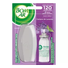 Aromatizante Bom Ar Click Spray Campos De Lavanda 12 Ml Pacote X 2