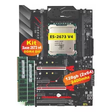 Kit: Placa X99 Titanium + Proc Xeon E5 2673 V4 + 128gb Ddr4