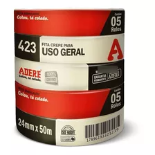 Fita Crepe Uso Geral 45x50 423 Com 10 Un Adere