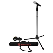 Rockville Pro Mic Kit 1 High End Metal Microphone+mic Sta