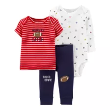 Carters Set 3 Piezas Body Remera Pantalon Portes