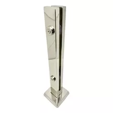 Coluna Torre Aço Inox 304 Com 40 Cm Guarda Corpo 2 Furos