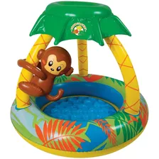 Inflable Para Alberca Piscina Niños Bebes Techo Mono Loco