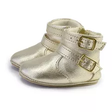 Bota Infantil Feminina De Menina Botinha De Fivela P Nenem