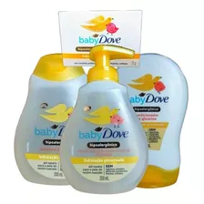 Baby Dove Glicerina Shampoo + Cond + Sabonete Liquido + 1un