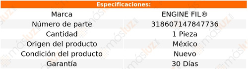 1- Filtro De Aire Jaguar Xk8 8 Cil 4.2l 2003/2006 Engine Fil Foto 2